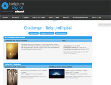 Tablet Screenshot of challenge.belgiumdigital.com